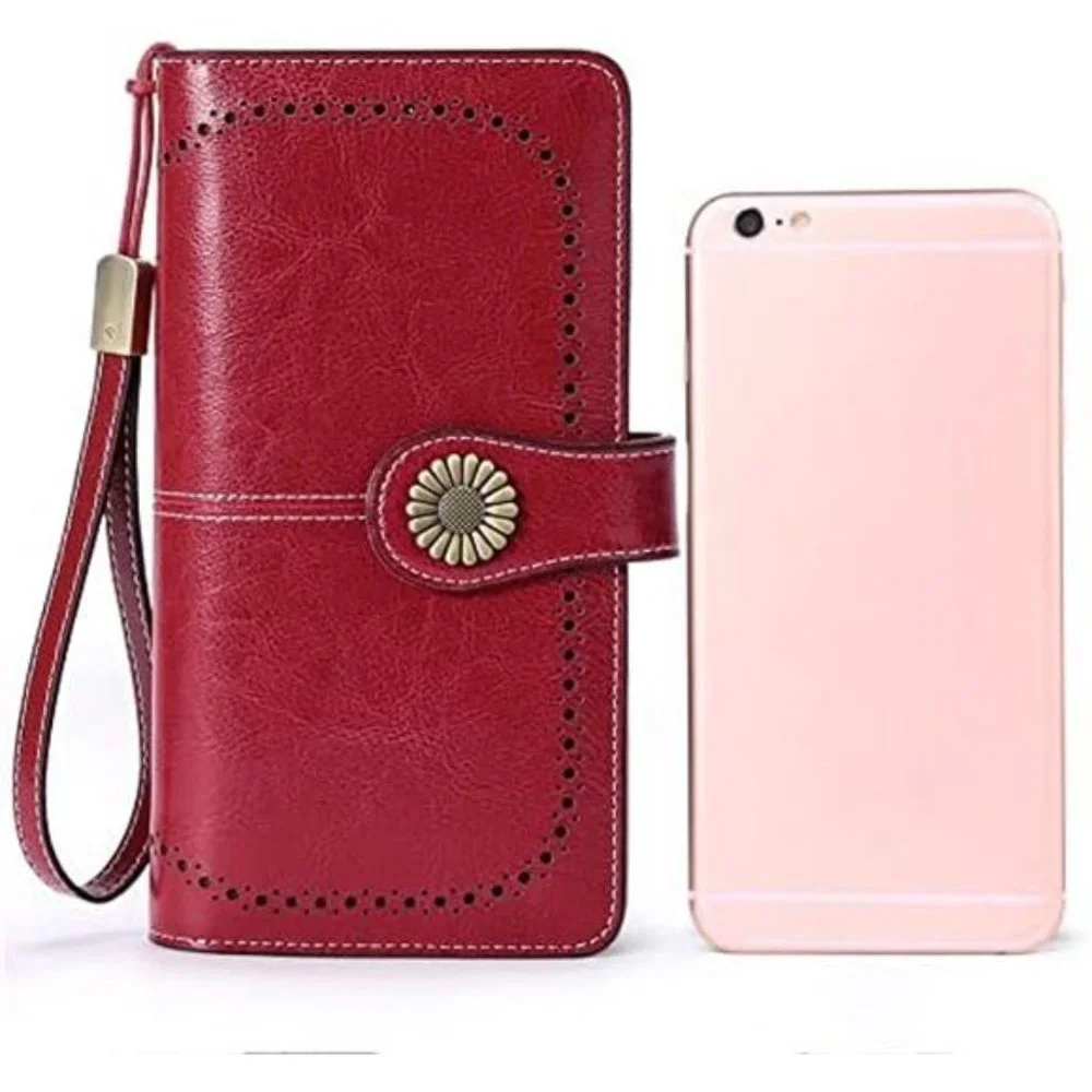 RICH RED LARGE CAPACITY WOMEN’S WALLET / NEVER USED, NO BOX - Picture 5 of 6